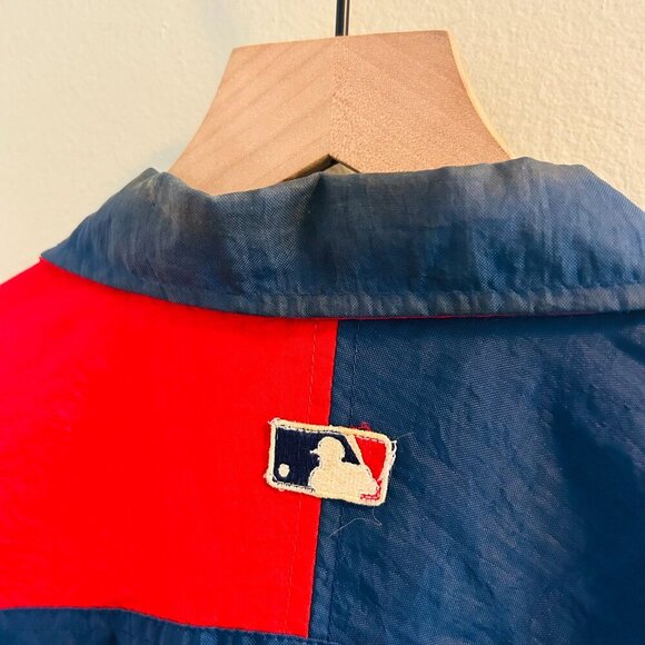 Cleveland Indians Starter Jacket Mens Size XL Diamond Collection Vintage Blue - Picture 7 of 12